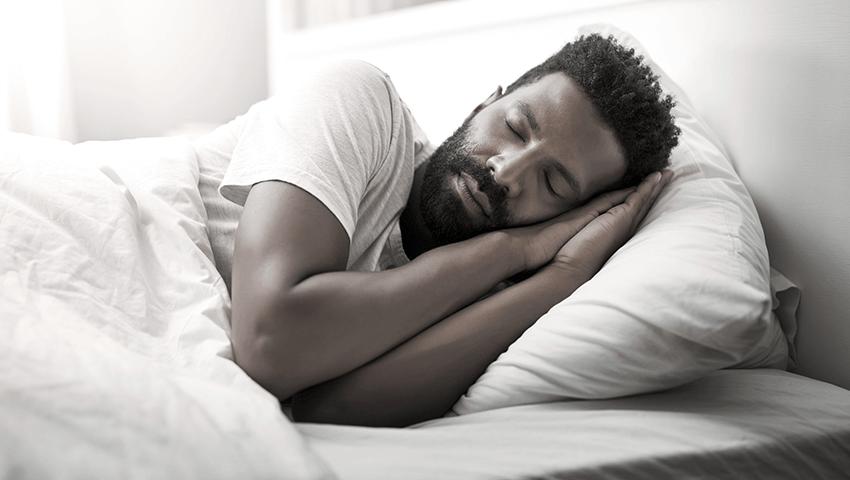 man sleeping